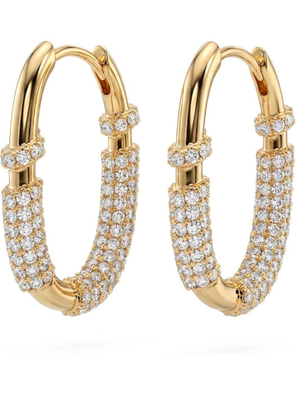 Chic Dainty Zircon Huggie Hoop Earrings for Women - Elegant Everyday Accessory